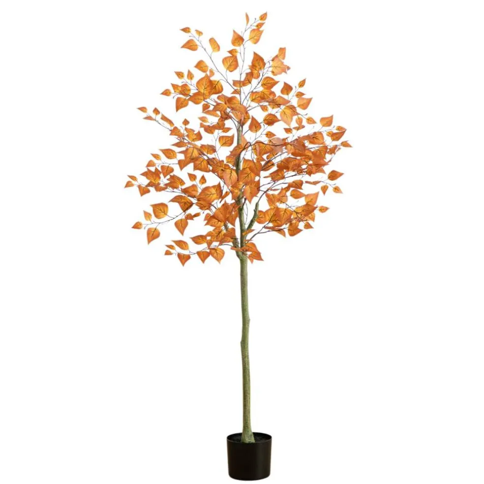 5ft. Autumn Birch Leaf Artificial Fall Tree