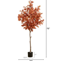 6ft. Autumn Oak Artificial Fall Tree