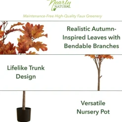 5ft. Autumn Oak Artificial Fall Tree