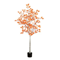 6ft. Autumn Paper Birch Artificial Fall Tree
