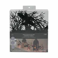 5.6ft. Black Branch & Bats LED Garland String Lights by Ashland®