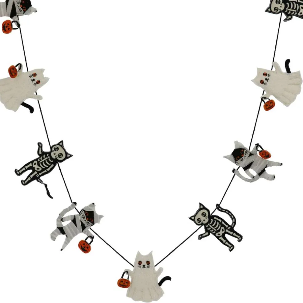 6ft. Black Cat Trick-or-Treater Garland by Ashland®