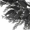 5ft. Black Cedar & Leaves Coiled Garland by Ashland®