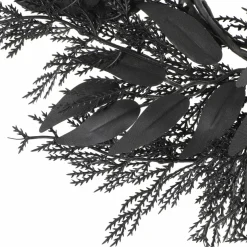 5ft. Black Cedar & Leaves Coiled Garland by Ashland®