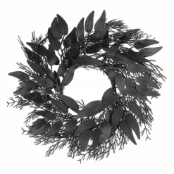 5ft. Black Cedar & Leaves Coiled Garland by Ashland®