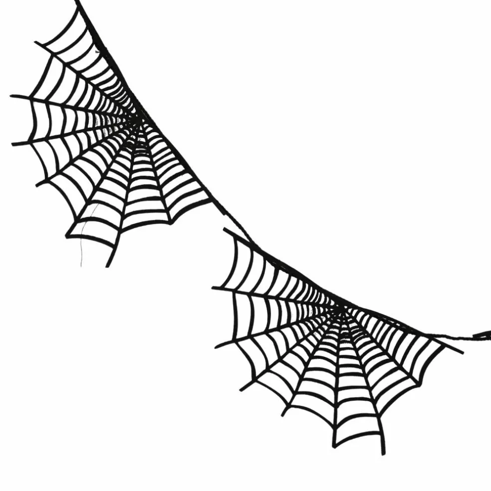 6ft. Black Spiderweb Garland by Ashland®