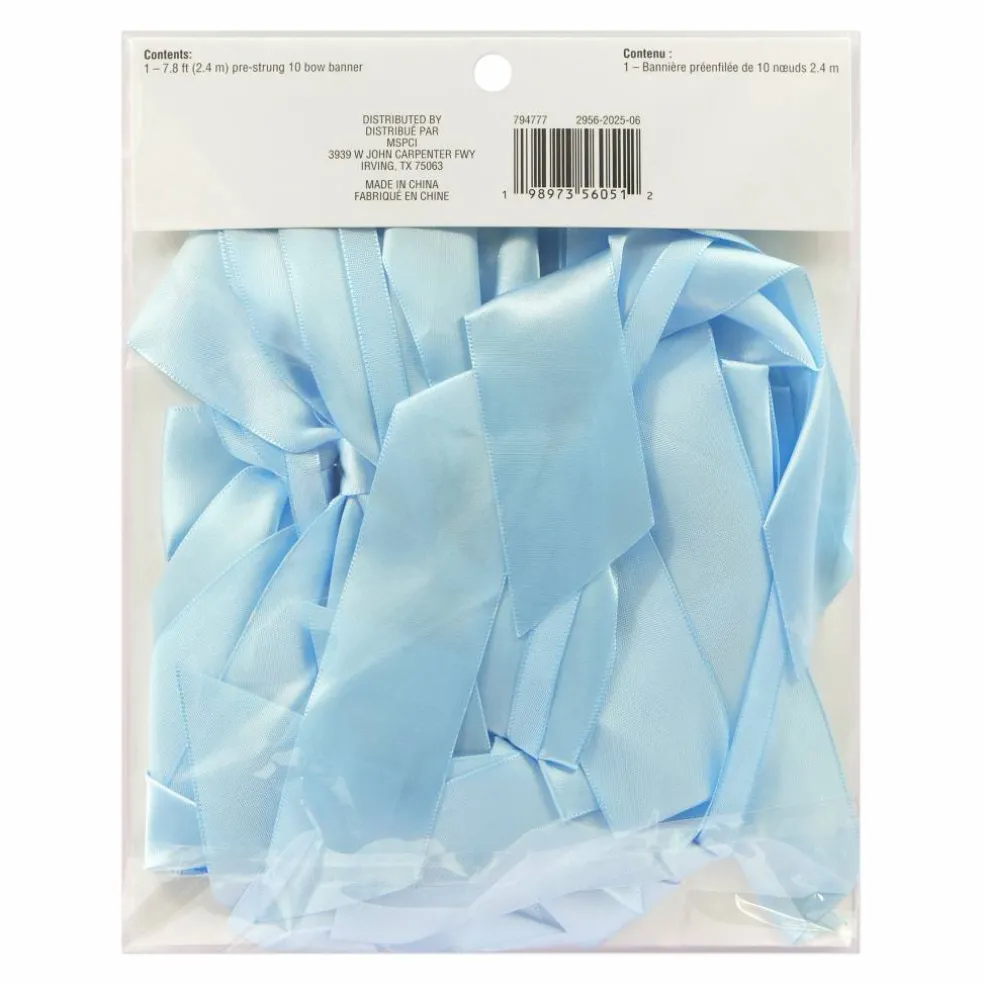 7.75ft. Blue Bow Banner by Celebrate It™