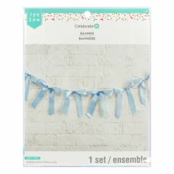 7.75ft. Blue Bow Banner by Celebrate It™