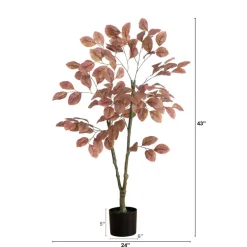 3.5ft. Brown Autumn Dogwood Artificial Potted Tree