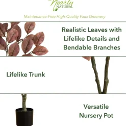 3.5ft. Brown Autumn Dogwood Artificial Potted Tree