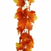 6ft. Brown, Orange & Yellow Maple Leaves Chain Garland by Ashland®