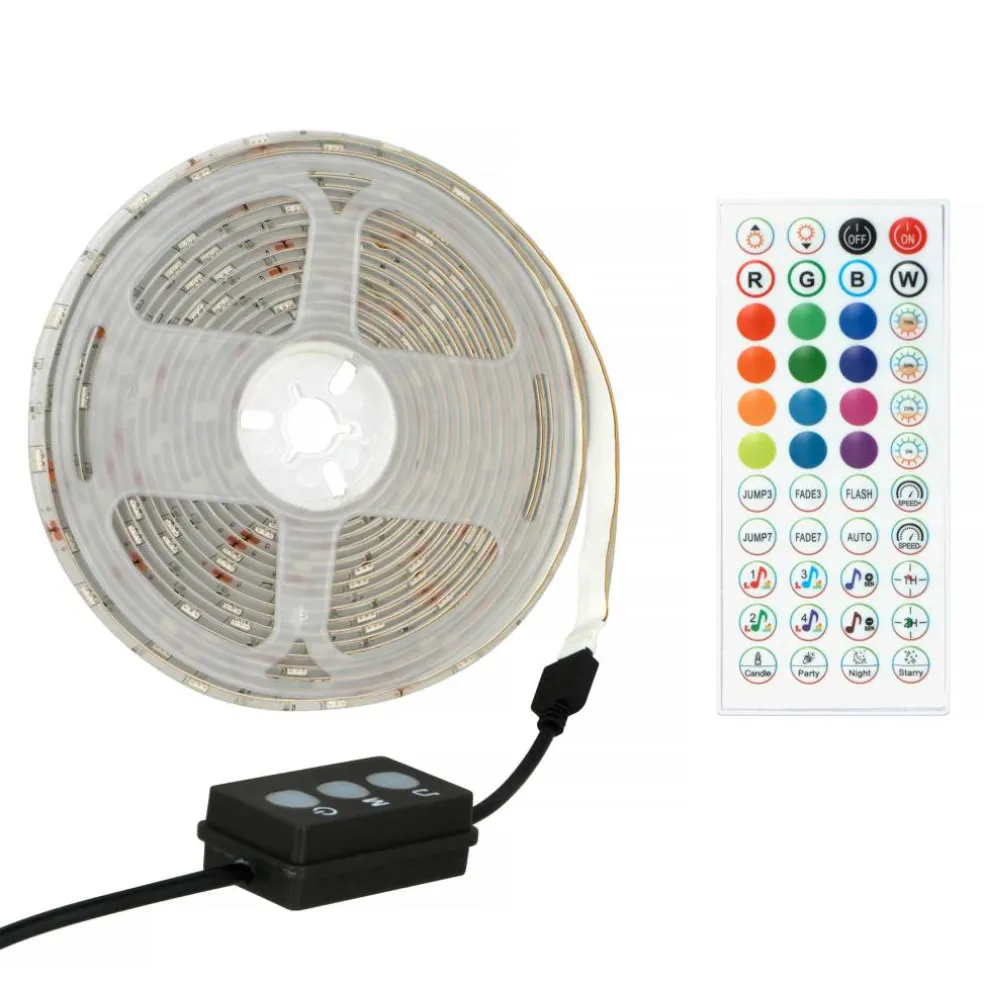 16.4ft. Color Changing RGB LED Light Strip by Ashland®