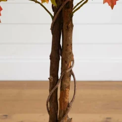 4ft. Deluxe Potted Artificial Autumn Maple Tree