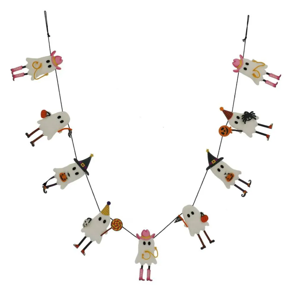 6ft. Fabric Ghost Garland by Ashland®