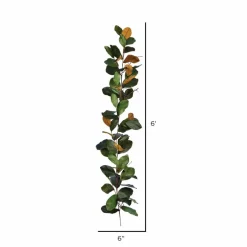 6ft. Green Magnolia Garland