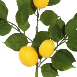 6ft. Green & Yellow Salal Leaf Lemon Garland