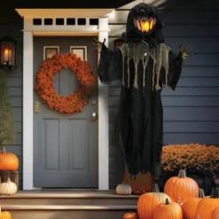 5ft. Hanging Pumpkin Reaper by Ashland®
