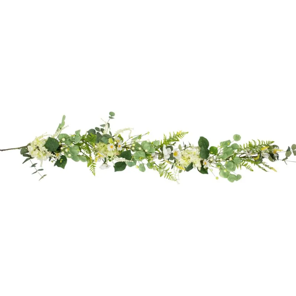 5ft. Hydrangea & Eucalyptus Artificial Floral Spring Garland