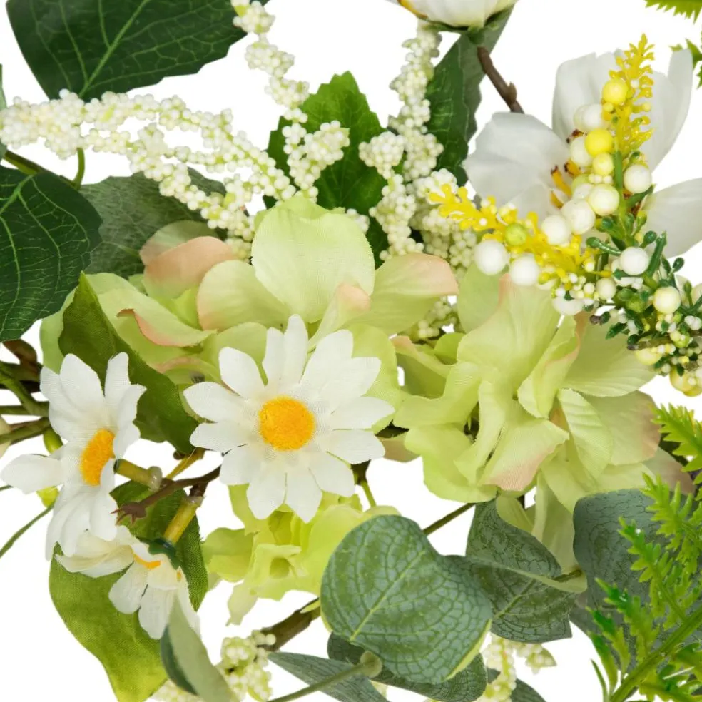 5ft. Hydrangea & Eucalyptus Artificial Floral Spring Garland