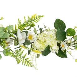 5ft. Hydrangea & Eucalyptus Artificial Floral Spring Garland