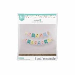 5ft. Ice Cream Happy Birthday Banner Set by Celebrate It™
