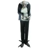 5.5ft. LED Lighted Animated Butler with Sound Halloween Decoration