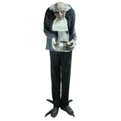 5.5ft. LED Lighted Animated Butler with Sound Halloween Decoration