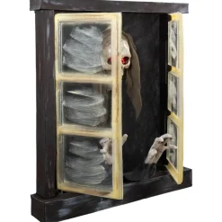 2.5ft. Lighted & Animated Opening Window Halloween Décor