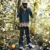 7 Ft. 6" Light-Up Lifting Skeleton Scarecrow