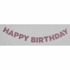 6ft. Multicolor Glitter Happy Birthday Banner by Celebrate It™