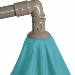 10ft. Offset Outdoor Patio Umbrella with Hand Crank