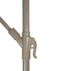 10ft. Offset Outdoor Patio Umbrella with Hand Crank