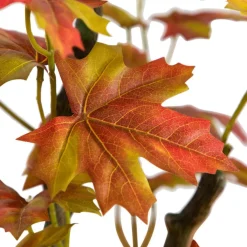 4ft. Orange Autumn Maple Artificial Potted Tree