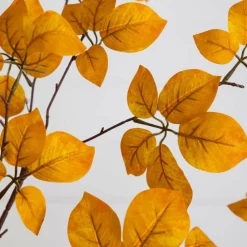 6ft. Orange Autumn Oyama Magnolia Artificial Potted Tree