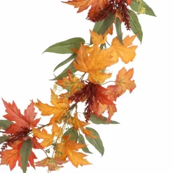 6ft. Orange Maple Leaf Garland by Ashland®