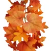 6ft. Orange Oak, Maple & Grape Leaves Chain Garland by Ashland®