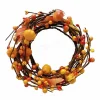 5ft. Orange Pumpkins & Leaves Coiled Garland by Ashland®
