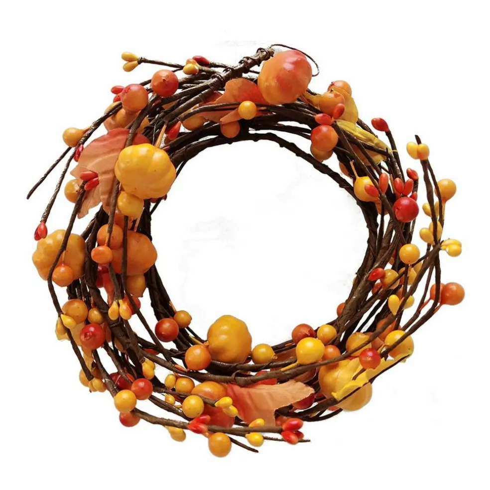 5ft. Orange Pumpkins & Leaves Coiled Garland by Ashland®