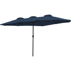 15ft. Outdoor Patio Market Umbrella with Hand Crank