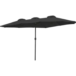 15ft. Outdoor Patio Market Umbrella with Hand Crank