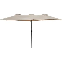 15ft. Outdoor Patio Market Umbrella with Hand Crank