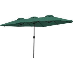 15ft. Outdoor Patio Market Umbrella with Hand Crank