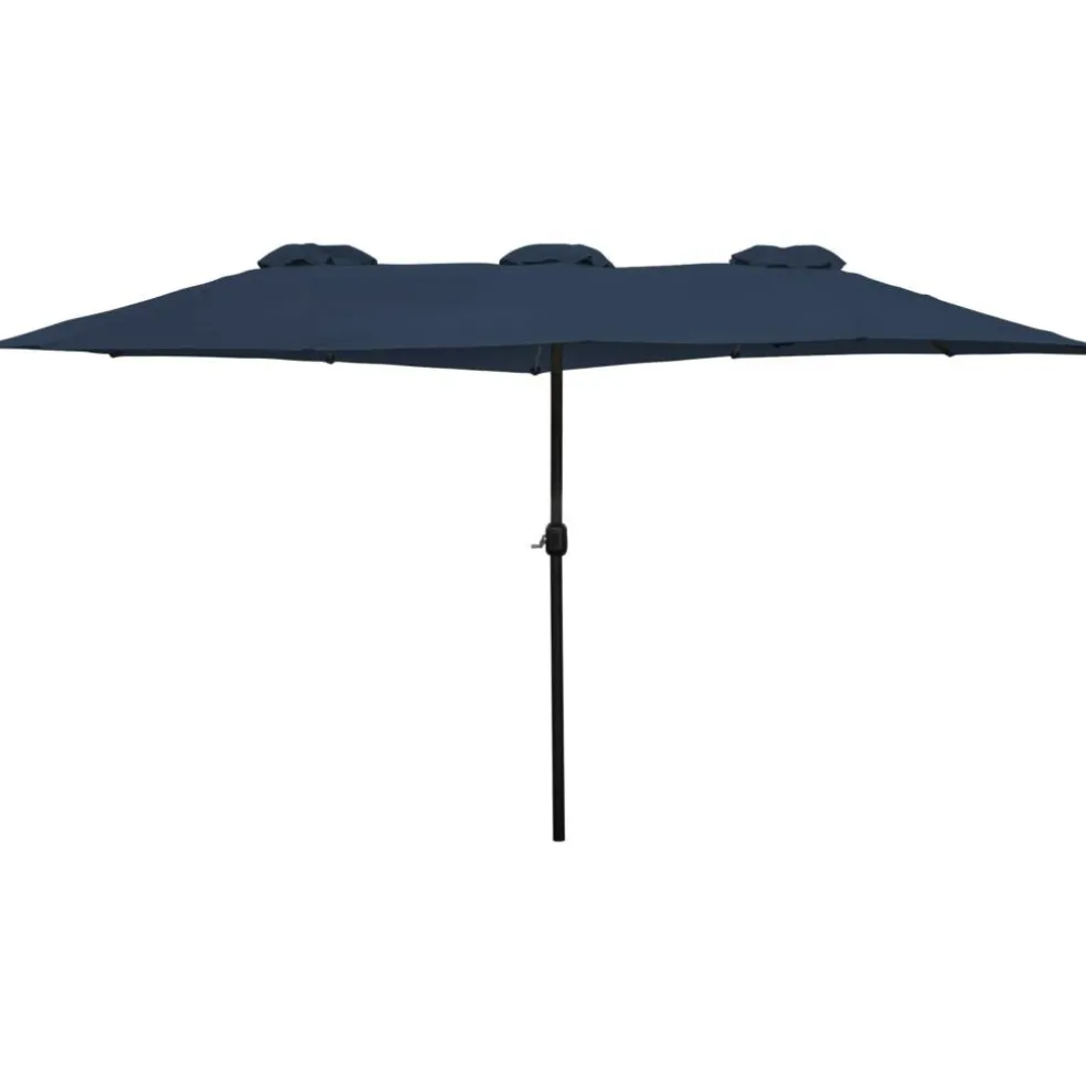 15ft. Outdoor Patio Market Umbrella with Hand Crank