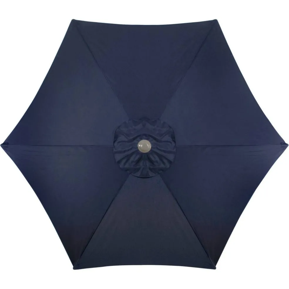 7.5ft. Outdoor Patio Market Umbrella with Hand Crank