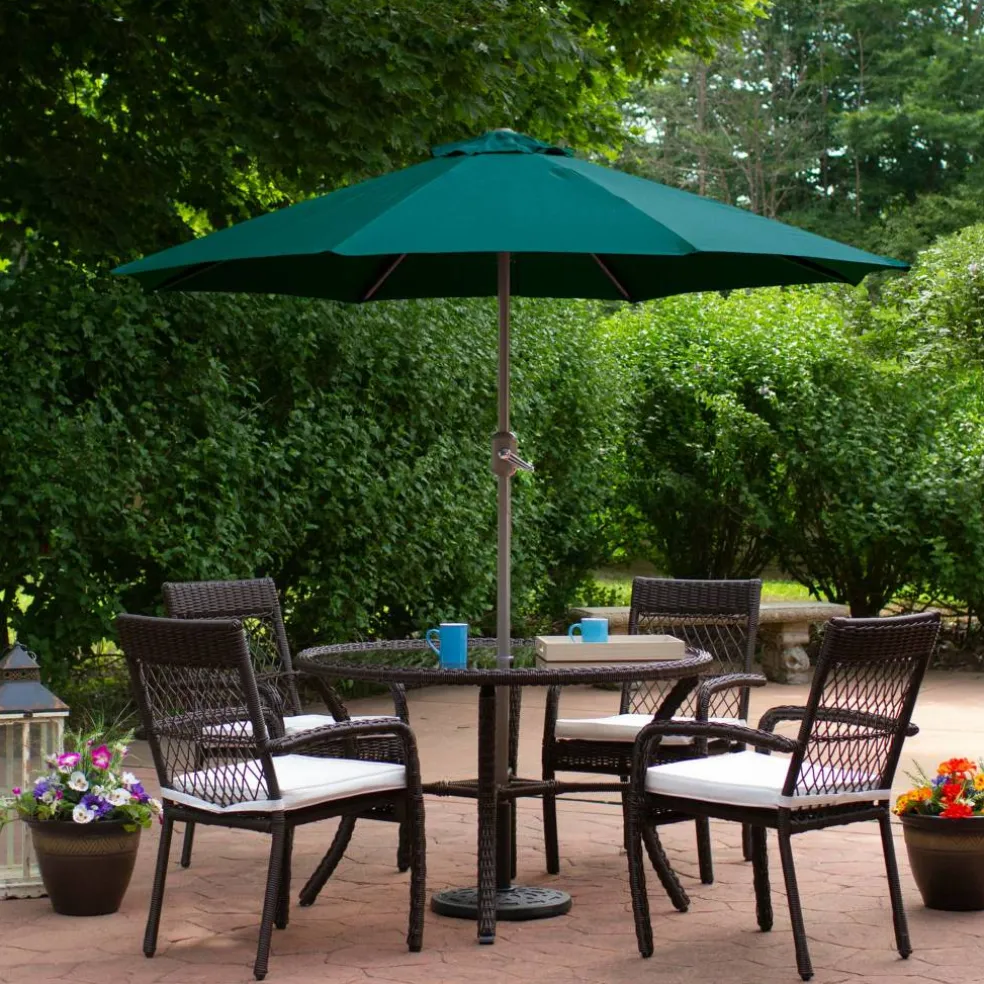 7.5ft. Outdoor Patio Market Umbrella with Hand Crank