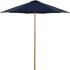 9ft. Outdoor Patio Market Umbrella with Wooden Pole