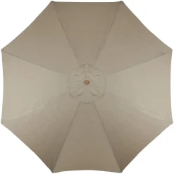 9ft. Outdoor Patio Market Umbrella with Wooden Pole