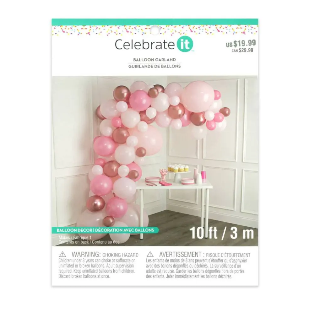 10ft. Pink Balloon Garland by Celebrate It™