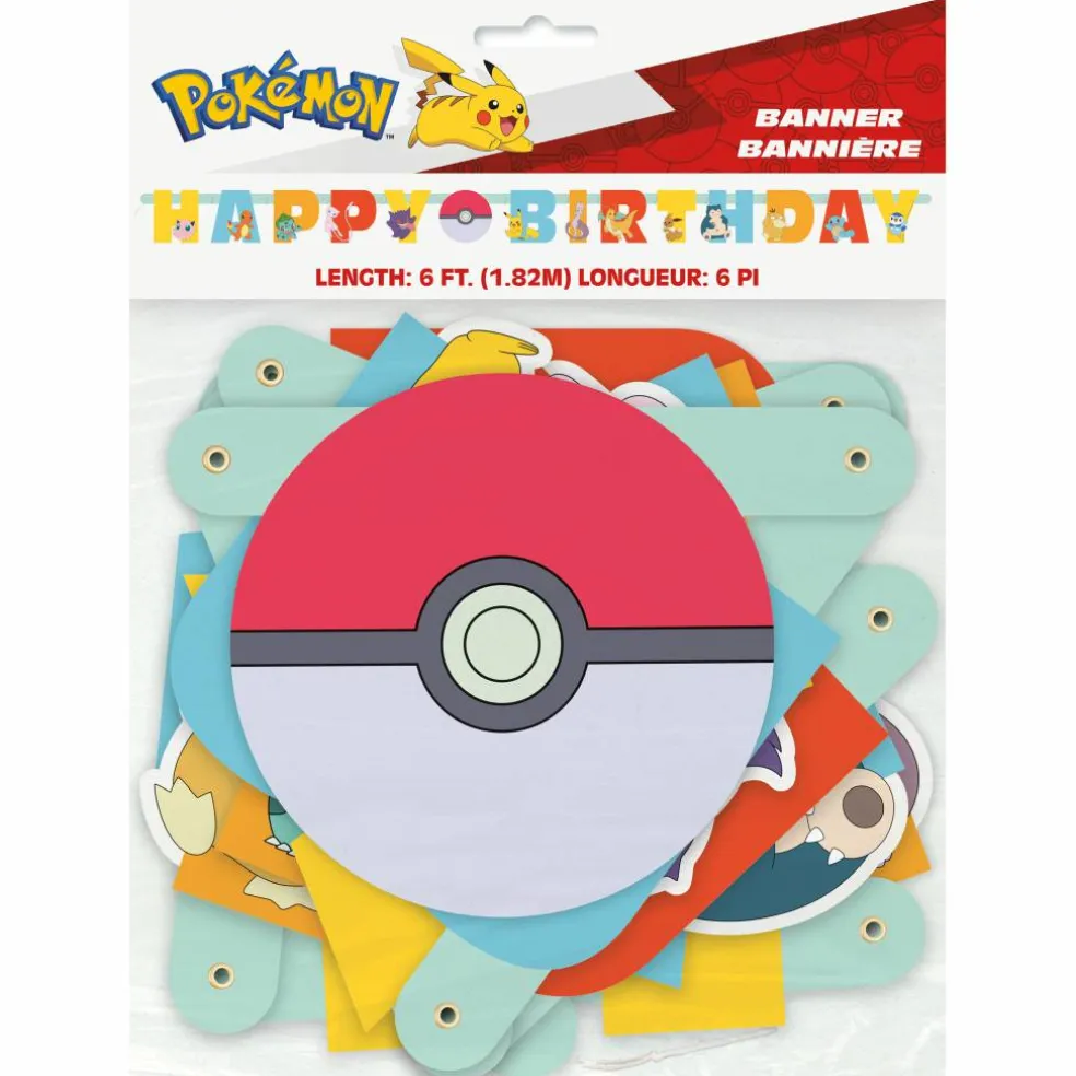 6ft. Pokémon™ Birthday Banner