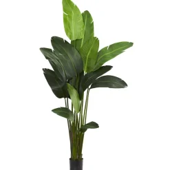 7ft. Potted Artificial Travelers Palm Tree
